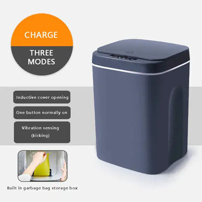 Trash Can with Intelligent Sensor