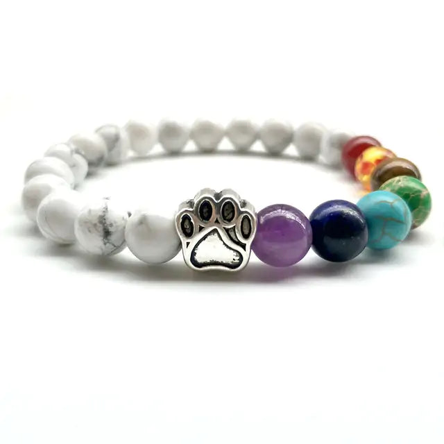 Pet Footprint Stone Bracelets